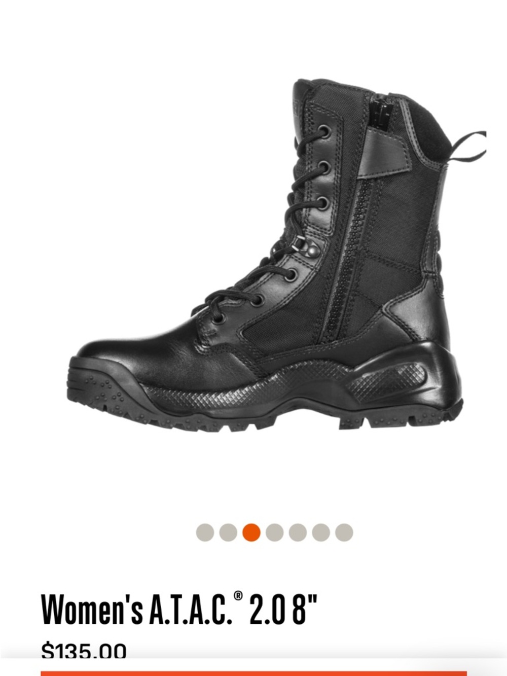 5.11 Women's A.T.A.C.® 2.0 8" boots - Picture 8 of 9